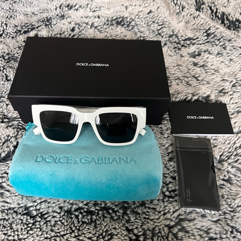 Unisex Dolce & Gabbana New White Sunglasses